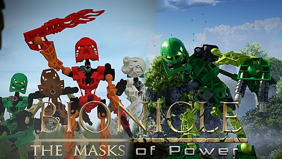 Obrázky ze zruené neoficiální hry Bionicle: Masks of Power