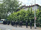 Policie vyklz na Praze 6 dm, ve kterm chtl kolektiv squater vybudovat...