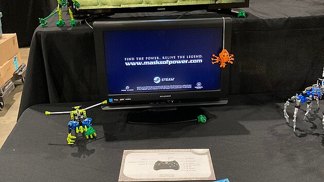 Obrzky ze zruen neoficiln hry Bionicle: Masks of Power
