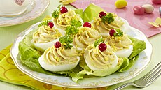 Vají�ka se slane�kovou p�nou