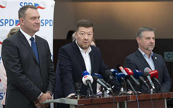 Tisková konference SPD. (3. �ervna 2025)