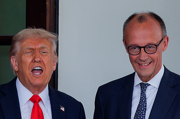Merz poprvé v Bílém domě. USA budou mít s Německem skvělý vztah, řekl Trump