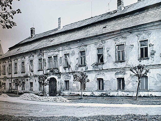 Historick fotografie zmku Naeradec