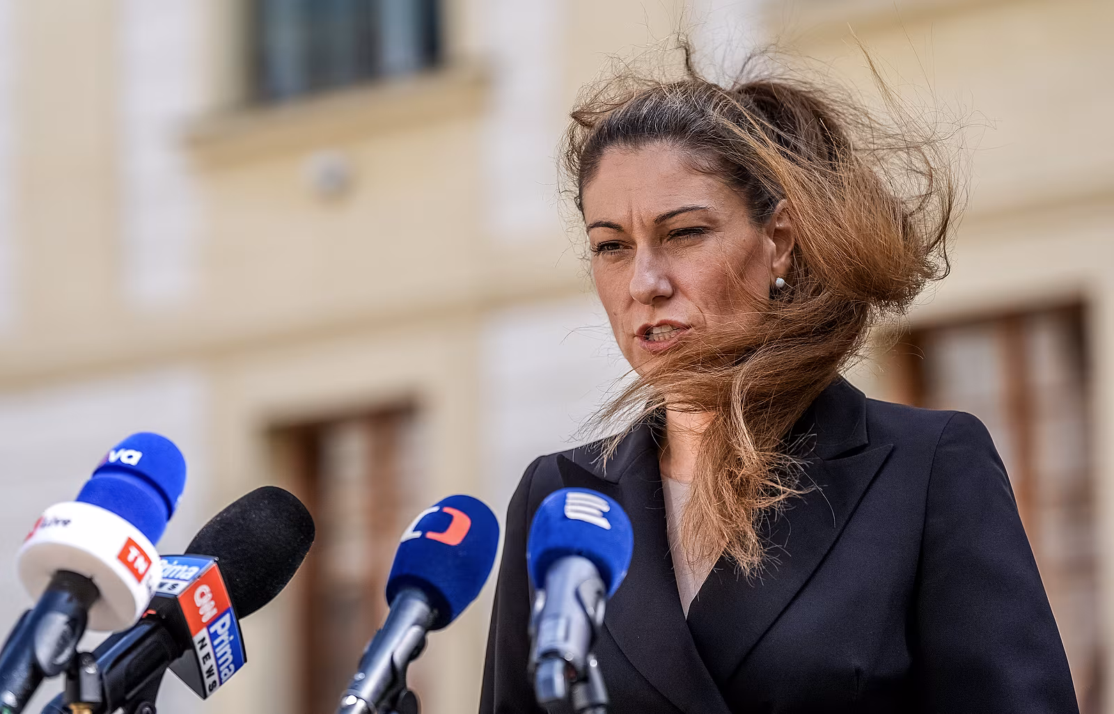 Prezident Petr Pavel se v pondělí na Pražském hradě setkal s kandidátkou ODS na...