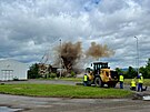Odstel rypadla, ktermu se pezdvalo Bezensk drak. (6. ervna 2025)