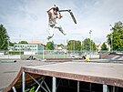 Libereck skatepark pochz z konce devadestch let a tomu odpovd i jeho...