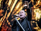 Bruce Dickinson, zpvk Iron Maiden, na koncert v Letanech (31. kvtna 2025,...
