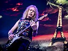 Kytarista Janick Gersi na koncert Iron Maiden v Letanech (31. kvtna 2025,...