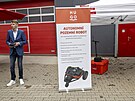 Technick st Brno pedstavily malho robota Huga, kter vrazn urychl...