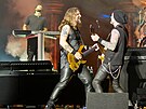 Lochotnsk amfitetr hostil 14. ronk Metalfestu. Na snmku zrovna vystupuje...