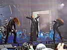 Lochotnsk amfitetr hostil 14. ronk Metalfestu. Na snmku zrovna vystupuje...