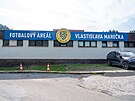 Sportovn arel Vrava ve Zln. Fotbalov arel Vlastimila Mareka. (erven...