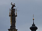 Nmluvy p vyvrcholily odpoledne stavnm hnzda na marinskm sloupu na...