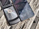 Motorola Razr 60 Ultra a pvodní Razr V3
