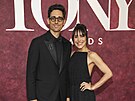 Justin Peck a Patricia Delgado na Tony Awards v New Yorku (8. ervna 2025)