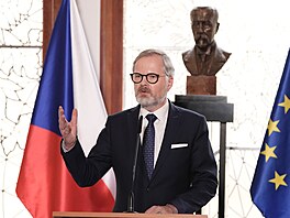 Premiér Petr Fiala (ODS) podal vyjádení k následným krokm v souvislosti s...