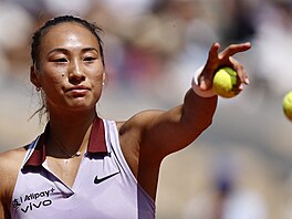 �í�anka �eng �chin-wen b�hem �tvrtfinále Roland Garros