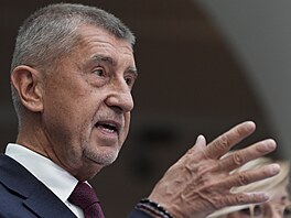 Pedseda opoziního hnutí ANO Andrej Babi ve Snmovn (5. ervna 2025)