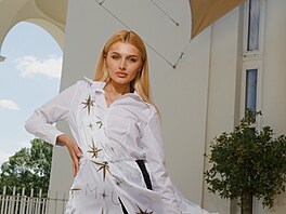Finalistka soute Miss Universe esko 2025 Agáta Lisková
