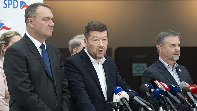 Tiskov konference SPD. (3. ervna 2025)
