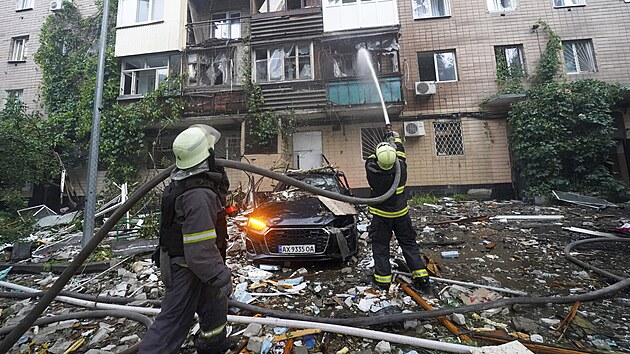Rusko v noci zatoilo drony na druh nejvt msto Ukrajiny, Charkov. Jde o nejvt tok od zatku vlky v noru 2022. (7. ervna 2025)