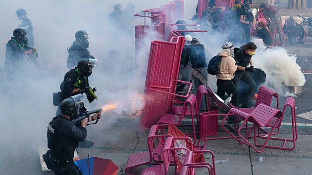 Protesty proti imigranm adm v Los Angeles (9. ervna 2025)