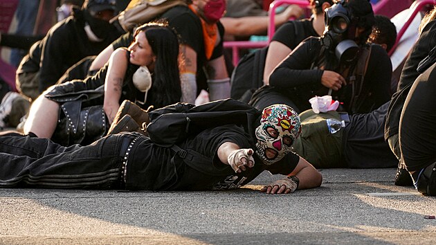 Protesty proti imigranm adm v Los Angeles (9. ervna 2025)