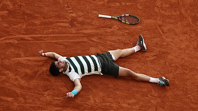 Carlos Alcaraz uleh na paskou antuku po triumfu na Roland Garros.