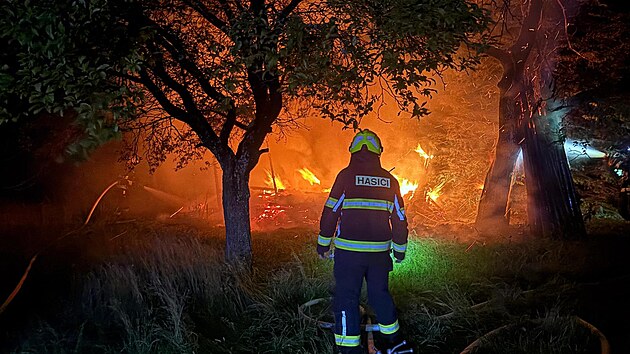 Blesk zpsobil por klny. (5. ervna 2025)