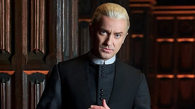 Tom Felton coby Draco Malfoy ve h�e Harry Potter a proklet� d�t� (2025)