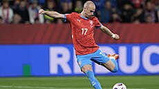 Václav ��erný se chystá rozehrát v utkání s �ernou Horou.