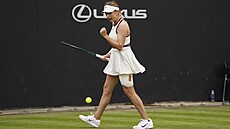 Linda Fruhvirtová na turnaji v Birminghamu.