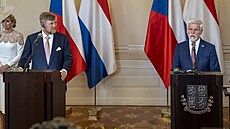 Návtva nizozemského královského páru, krále Viléma-Alexandra a královny...