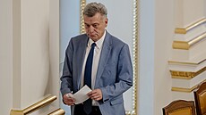 Ministr spravedlnosti Pavel Bla�ek, který se chystá opustit svou funkci,...