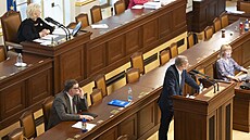 Andrej Babi na ádné schzi Snmovny. (3. ervna 2025)