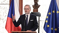 Premiér Petr Fiala (ODS) podal vyjádení k následným krokm v souvislosti s...