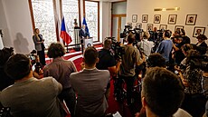 Premiér Petr Fiala (ODS) podal vyjádení k následným krokm v souvislosti s...