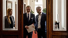 Premiér Petr Fiala (ODS) podal vyjádení k následným krokm v souvislosti s...