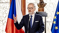 Premiér Petr Fiala (ODS) podal vyjádení k následným krokm v souvislosti s...