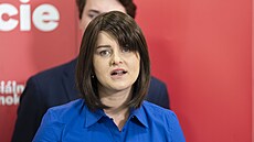 Tisková konference zástupc� Sociální demokracie k nadcházejícím volbám do...