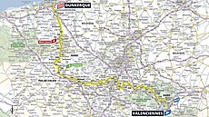 Trasa 3. etapy Tour de France 2025
