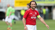Pavel Nedvd na rozluce Tomáe Hübschmana.