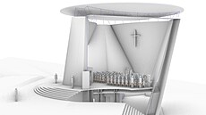 Kostel by bylo moné vyuívat krom liturgických úel i ke komorním kulturním...