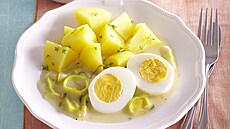 Vejce s pórkovou omá�kou