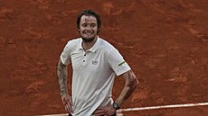 Alexander Bublik po triumfu v osmifinále Roland Garros.