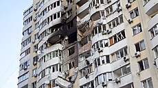 Rusko v noci útoilo na ukrajinské hlavní msto Kyjev. (6. ervna 2025)