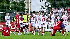 Fotbalisté Pardubic si po úspné záchran zhluboka oddechli. Na oslavy nebyl...