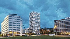 Prospect: Ve Zlín� se bude stav�t moderní komplex dvou budov.