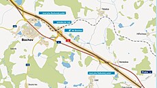 Výstavba úseku D6 mezi almanovem a Knínicemi zane uprosted letoních letních...