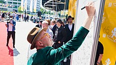 Svtová premiéra filmu Fichtelberg, kameraman Jan Baset Stíteský, Zlin Film...